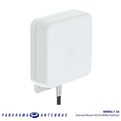 Antena zewnętrzna maszt/ściana 4G/5G 0.3m 2xN(f)
