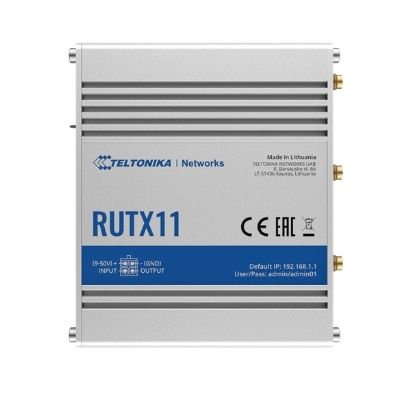 Router RUTX11 LTE z WiFi 4xRJ45 Sim antena zewn.