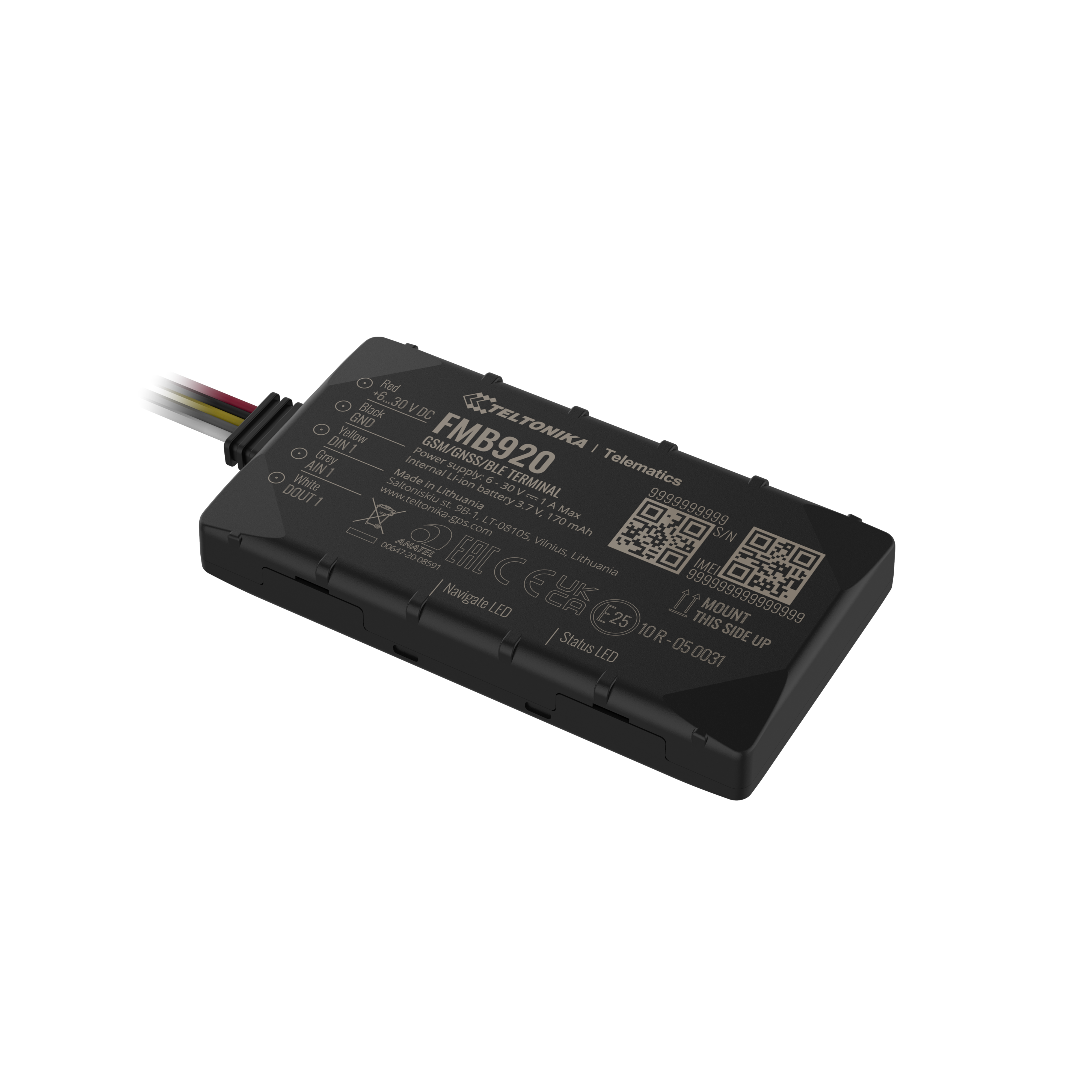 Teltonika FMB920 Tracker GNSS, GSM, Bluetooth