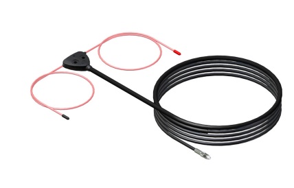 Anetna dipolowa ukryta 380-430MHz 2dBi 5m BNC UHF