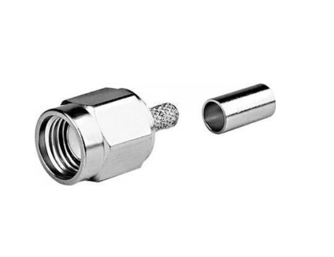 Złącze SMA-RP(f) zaciskane dla kabli URM76 50 OHM
