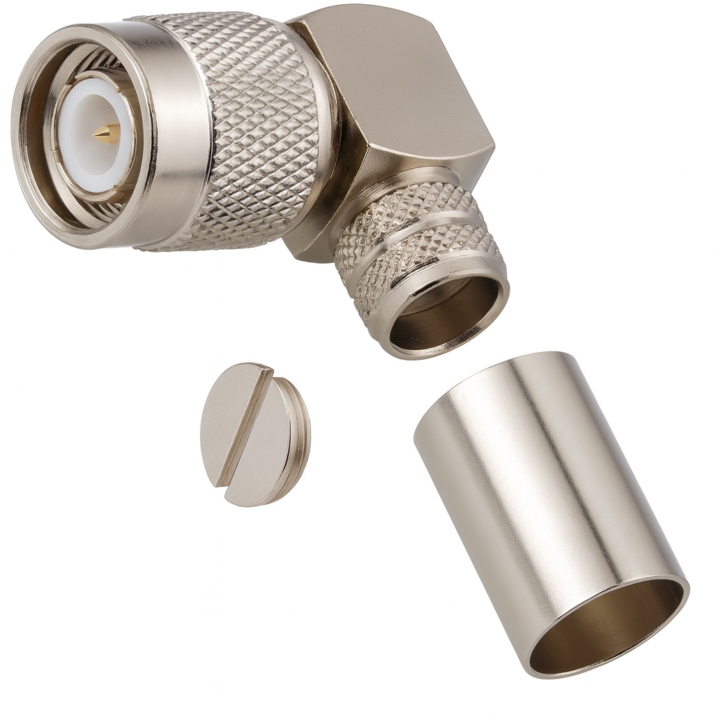 Złącze RA-TNC(m) zaciskane 50 OHM