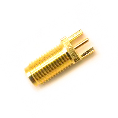 Złącze SMA (f) krawędziowe proste, 50 Ohm, do PCB