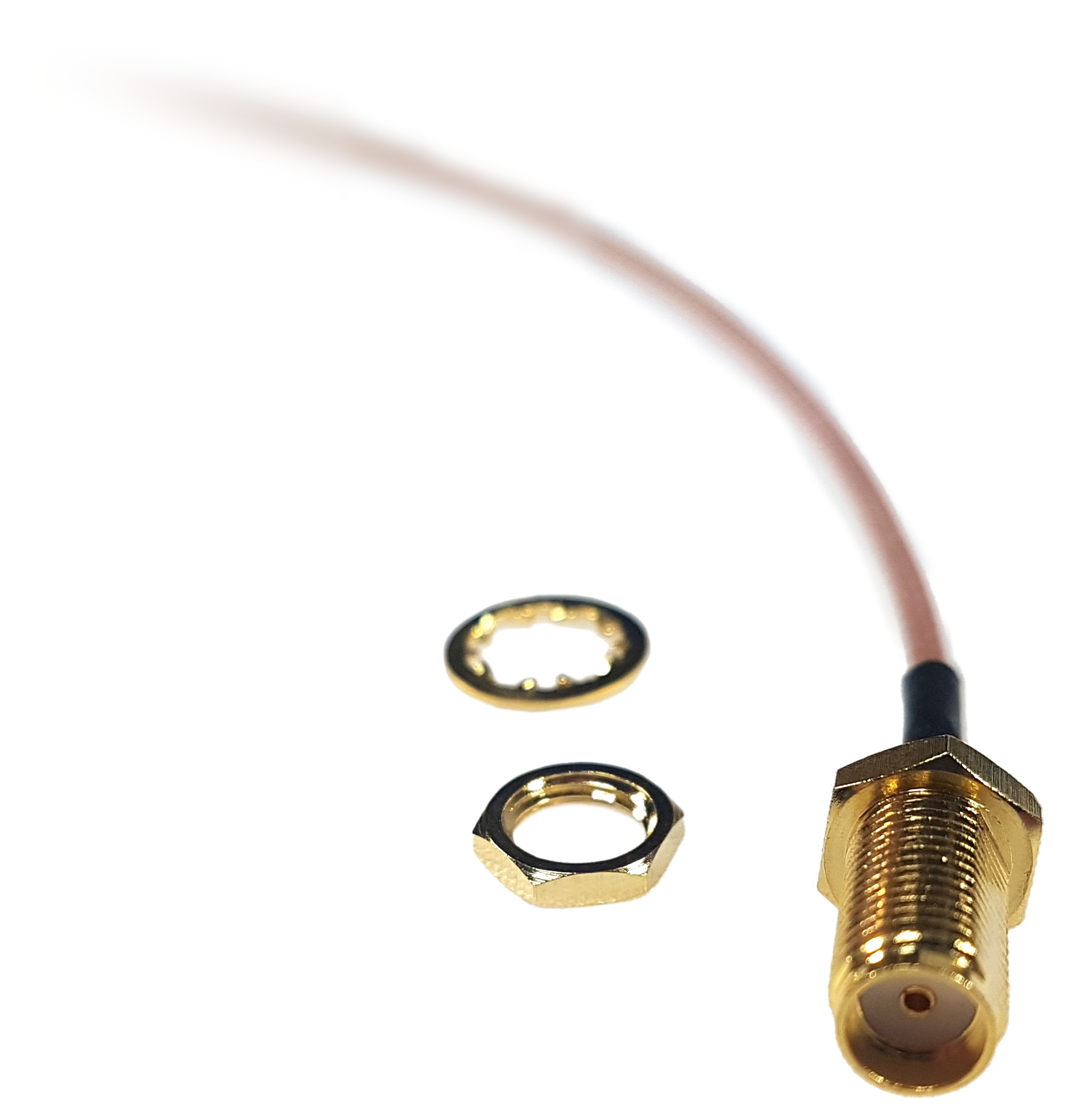 Przewód u.FL (f) - SMA (f) panel 20 cm kabel RG178