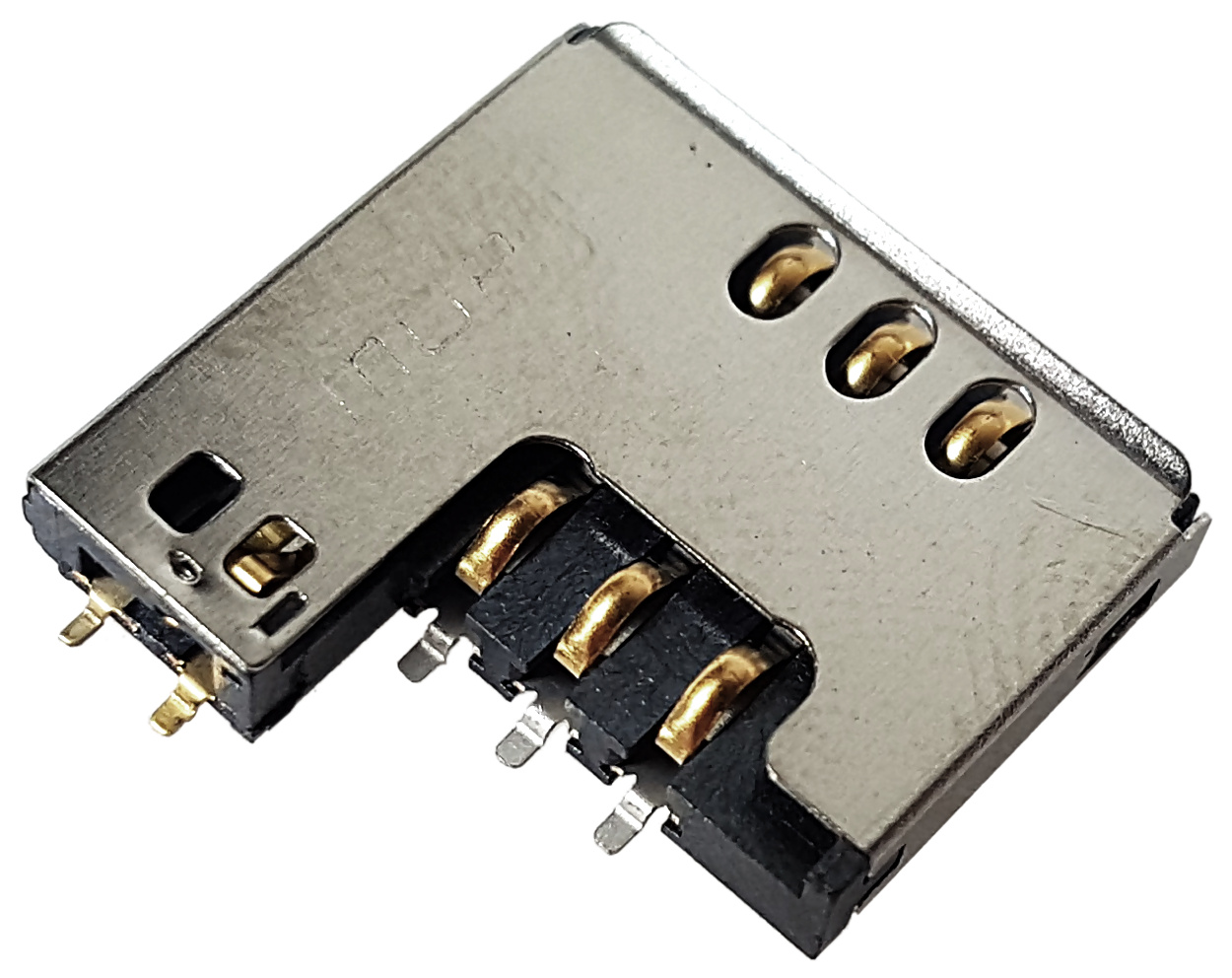 Złącze czytnik SIM 6-pin SMD wsuwane