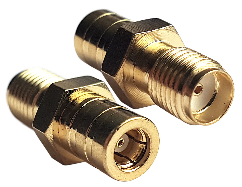 Adapter przejściówka SMA (f) - SMB (f)