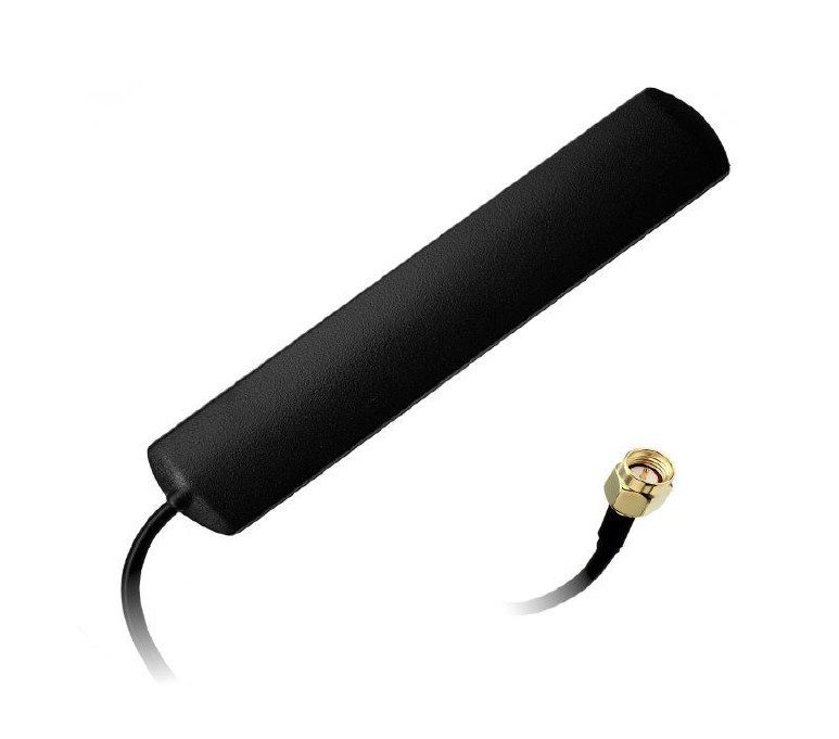 Antena LTE przyklejana SMA (m) 200mm RG174