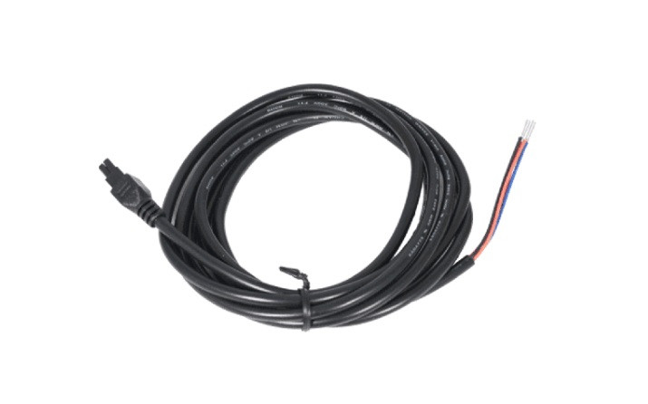Kabel zasilający GPIO 2x2 black 3M 22AWG