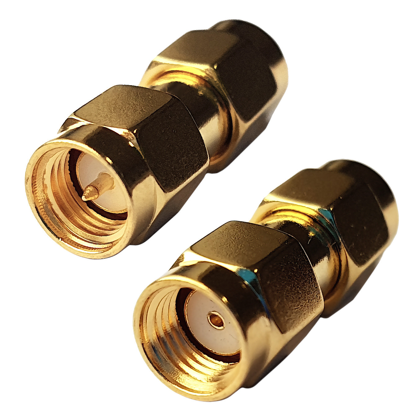 Adapter ze złączem SMA(m) - RP-SMA(m)