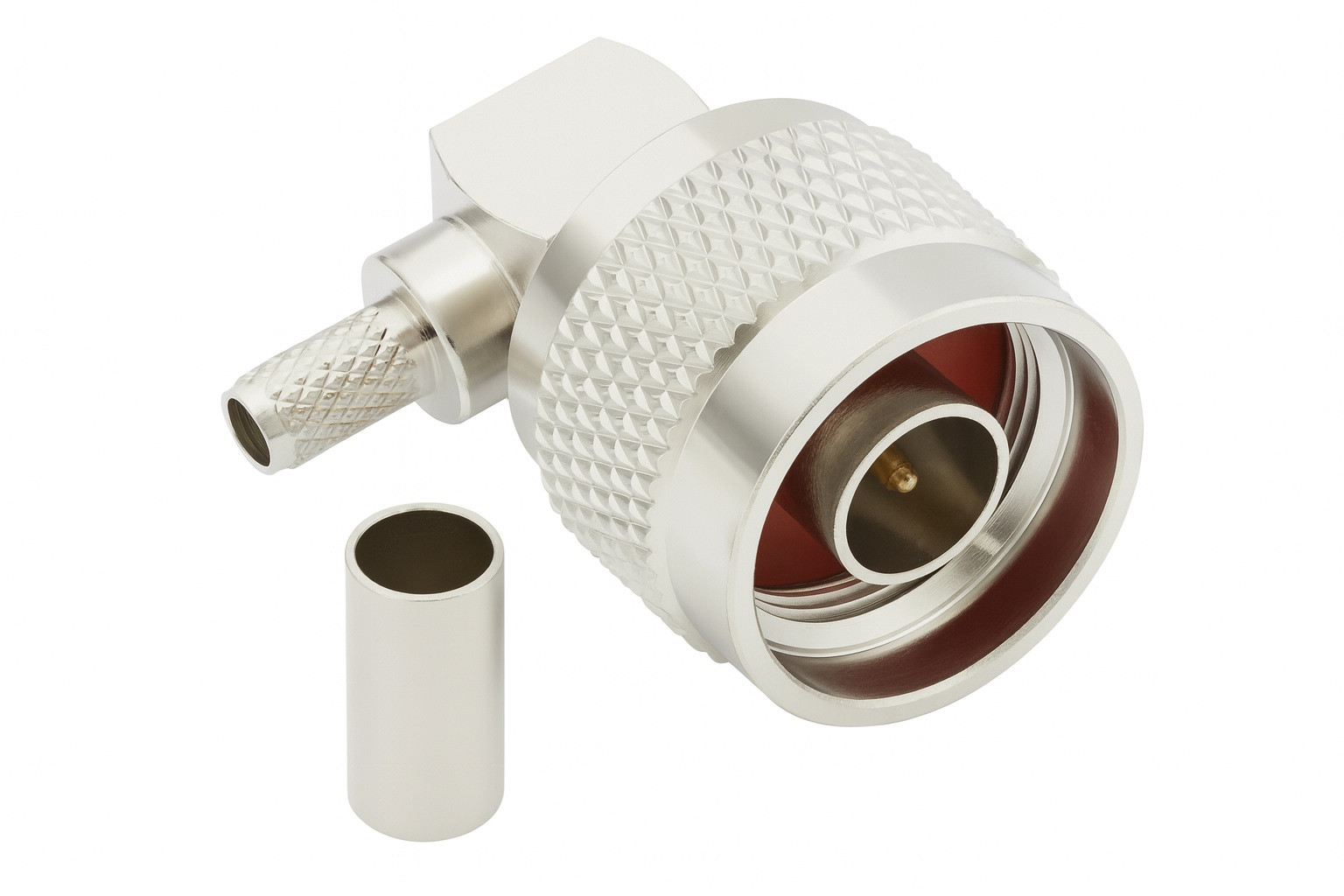Złącze RA-N(m) zacisakne dla kabli RG58 50 OHM
