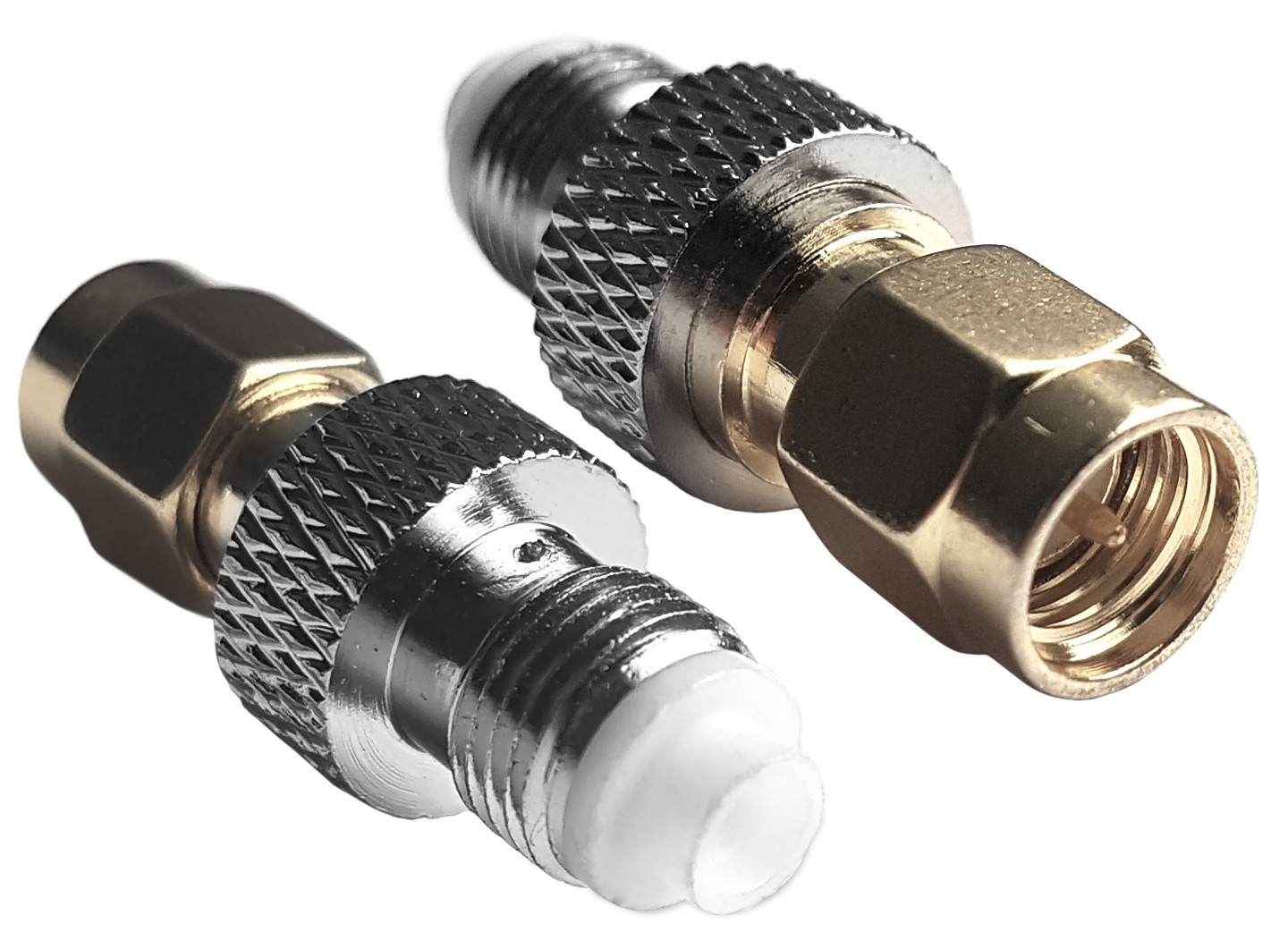 Adapter przejściówka FME (f) - SMA (m) prosty