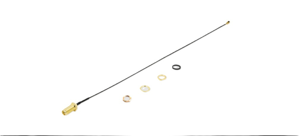 Kabel 0,2m SMA-RP(f)-IPEX MHF 1 śrubowy DC 6GHz