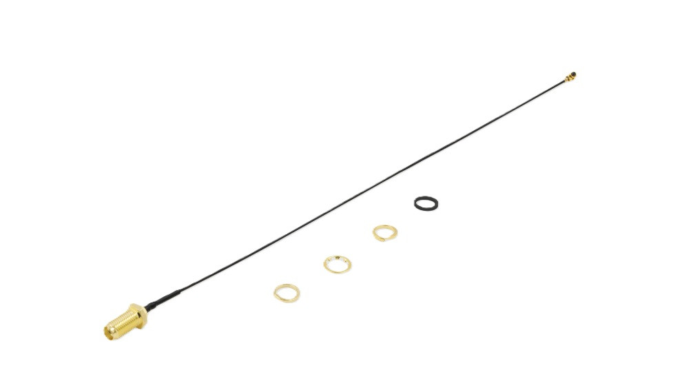 Kabel 0,25m SMA-RP(f)-IPEX MHF 4L śrubowy DC 6GHz