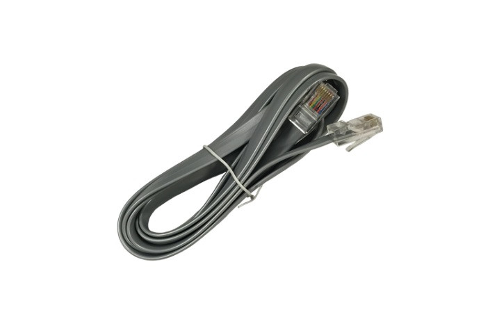 Kabel konsolowy Rollover RJ45-RJ45 2.1m szary