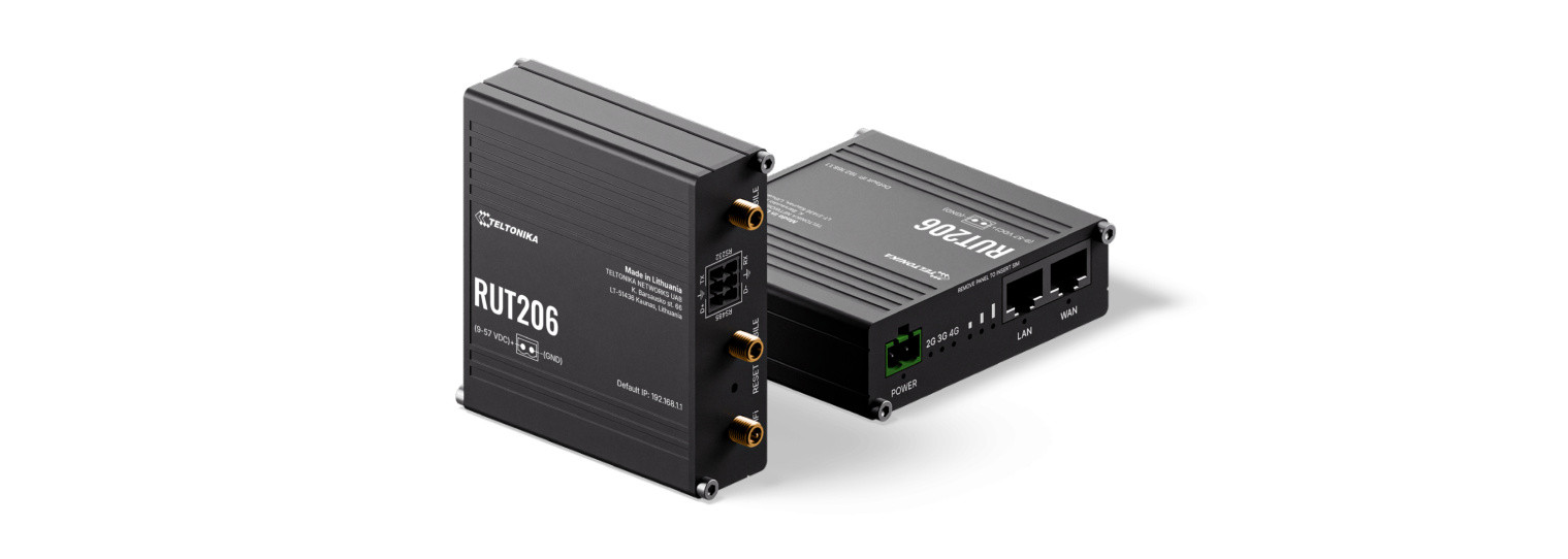 Router RUT206 4G LTE NA Serial RS232/485 bez zasil