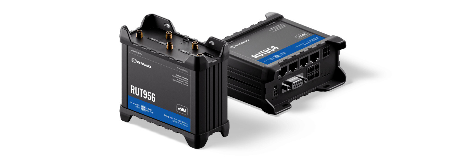 Router RUT956 4G LTE 4xRJ45 DualSIM RS232 RS485