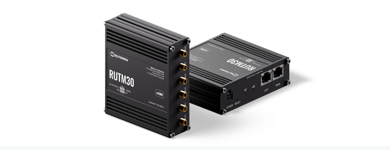 Router RUTM30 5G WiFi 2xRJ45 DualSIM z zasilaczem