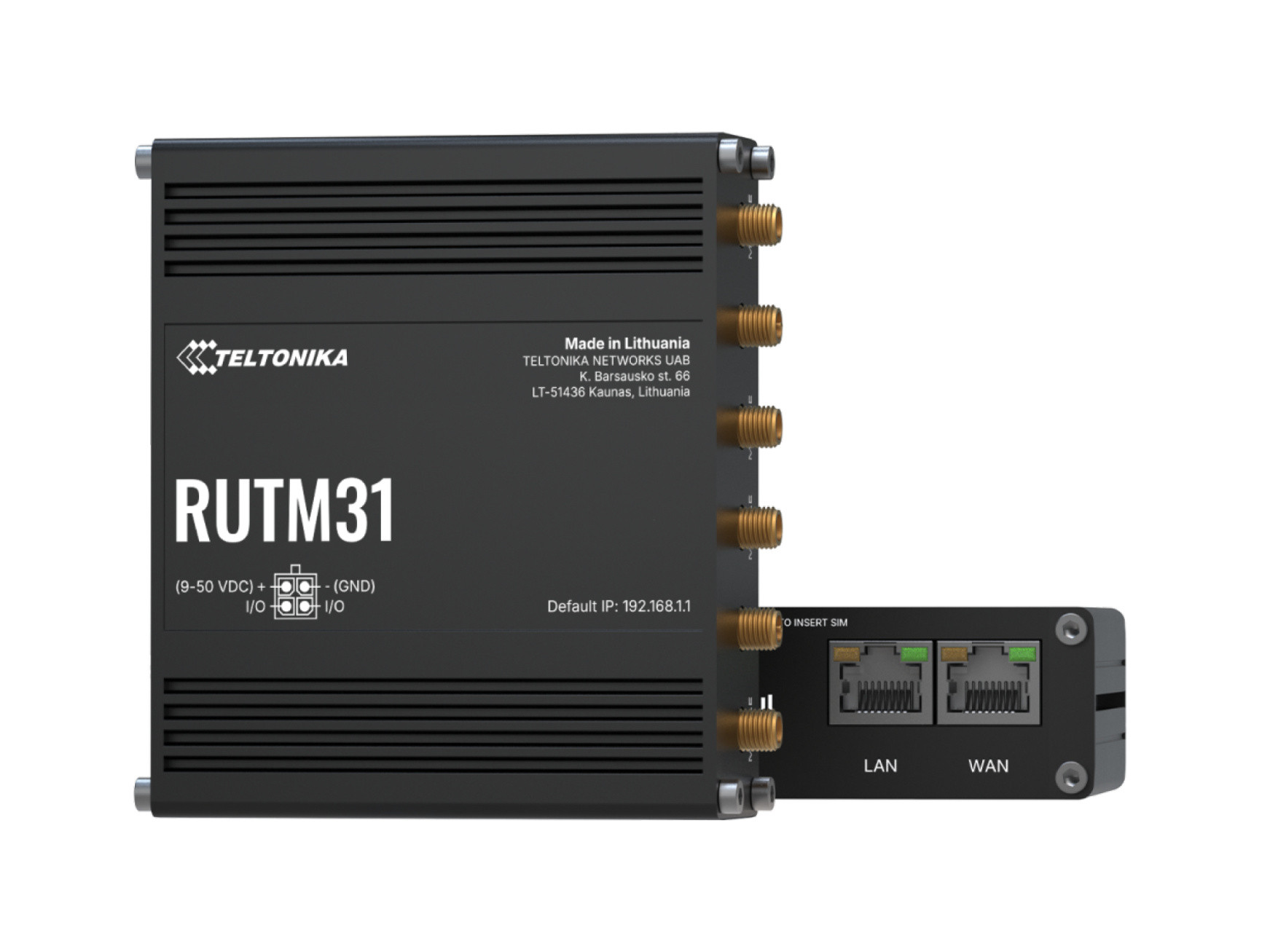Router RUTM31 5G WiFi 2xRJ45 DualSIM z zasilaczem