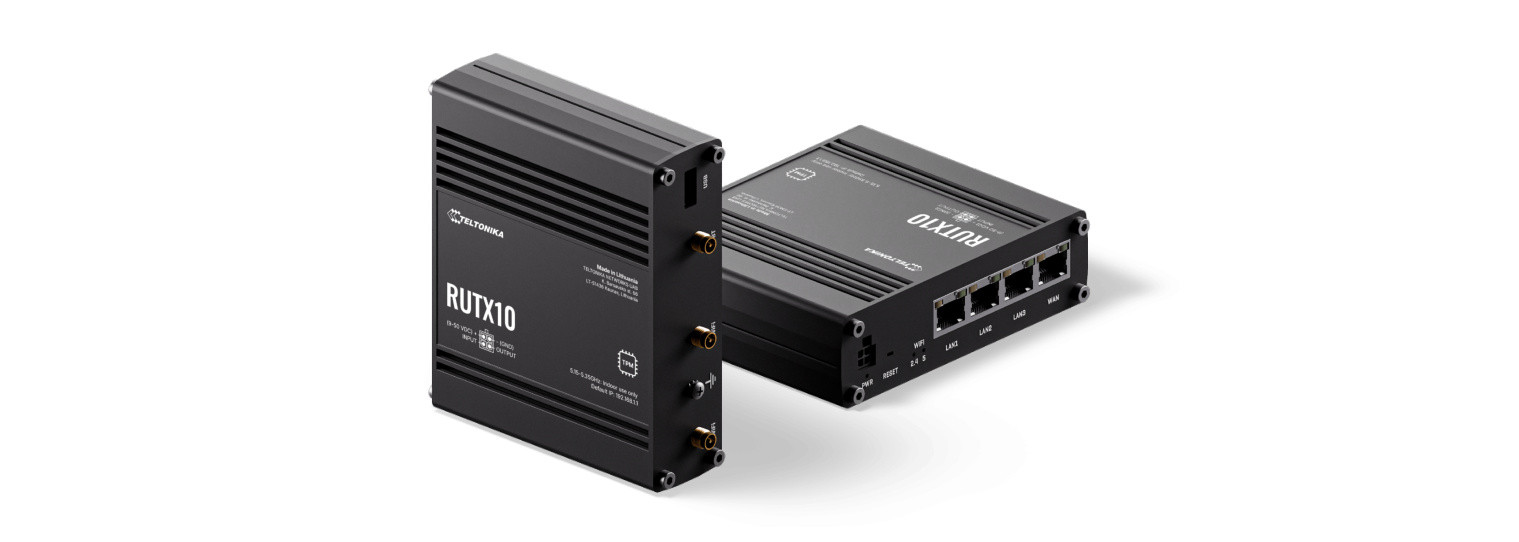 Router RUTX10 Gigabit Ethernet WiFi BT