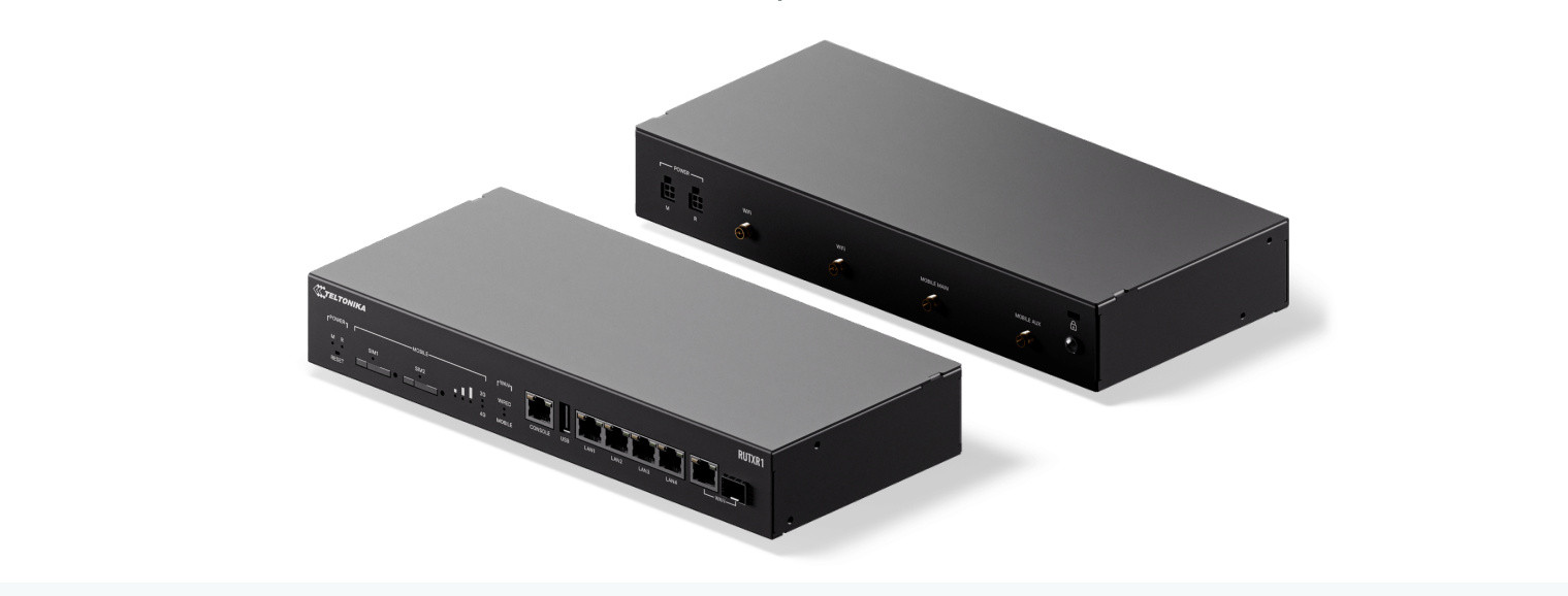 Router RUTXR1 4G LTE Cat6 SFP WiFi 5xRJ45