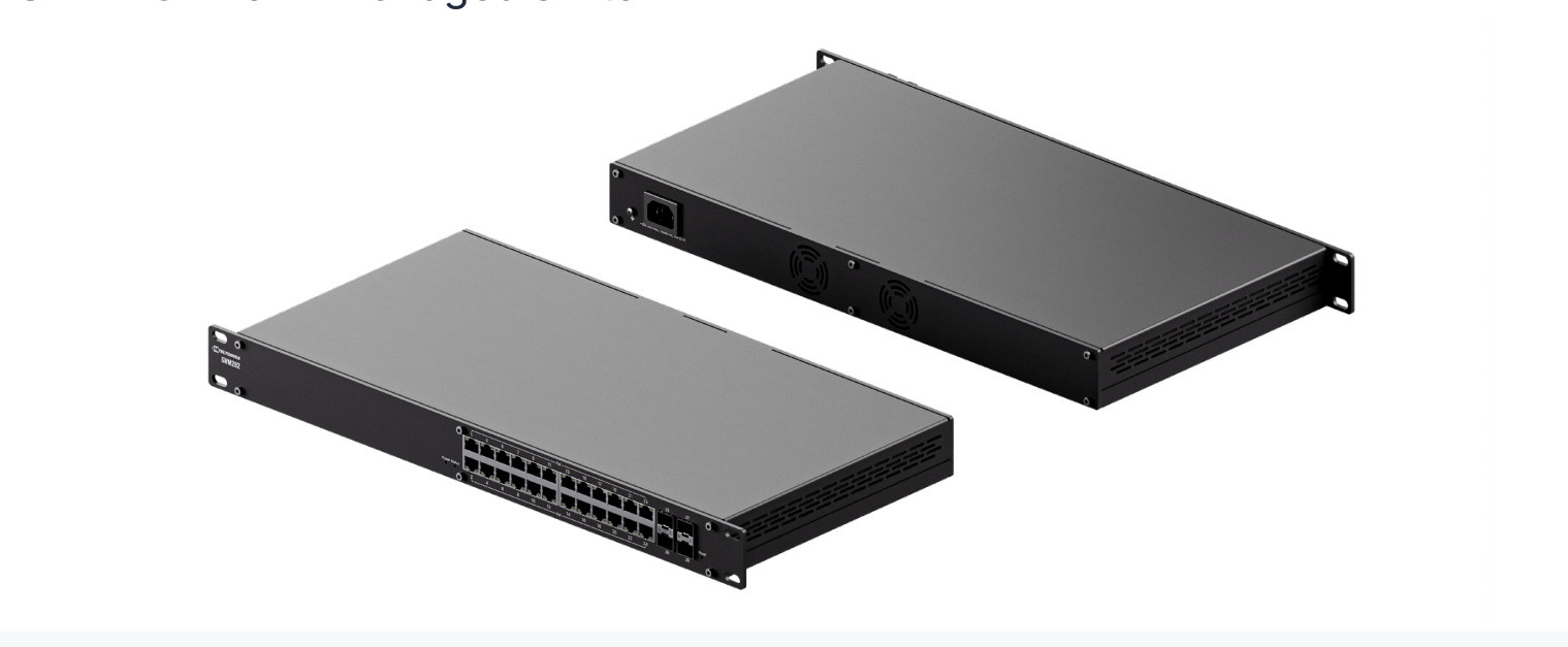 Switch SWM282 24x1Gbit PoE 4xSFP zarządzalny
