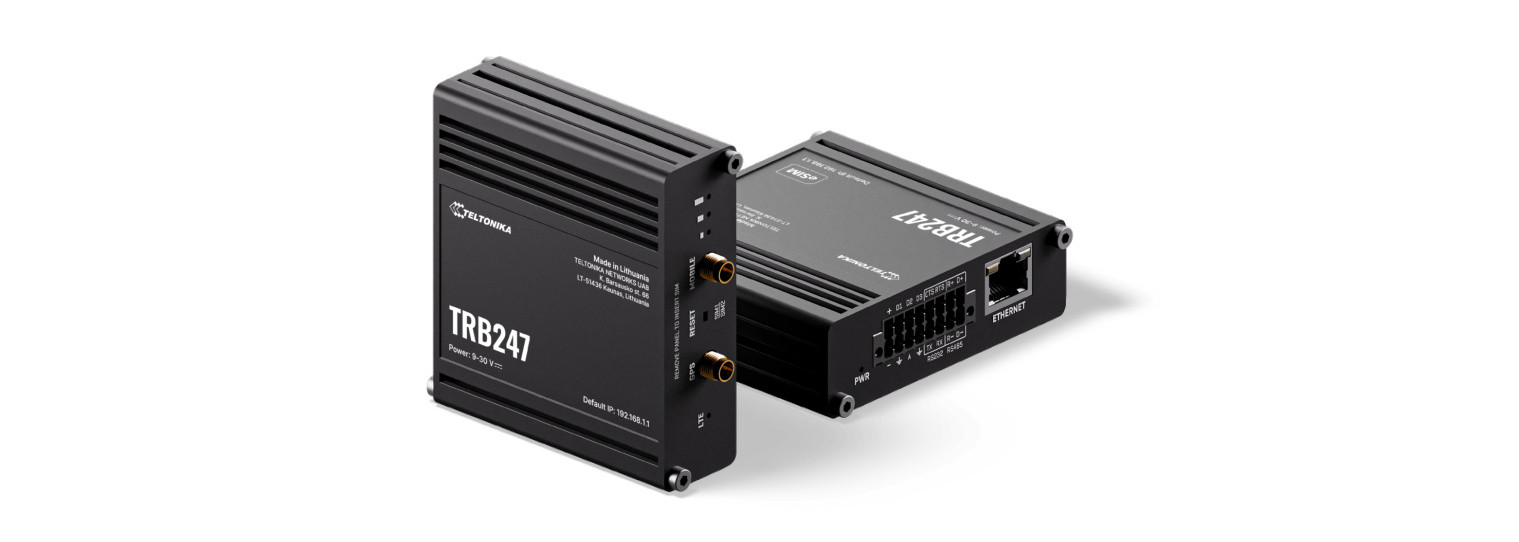 Gateway TRB247 LTE Cat1bis 1xRJ45 RS232 RS485 I/O