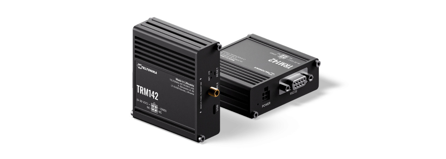 Modem TRM142 przemysłowy 4G LTE Cat4 RS232 USB
