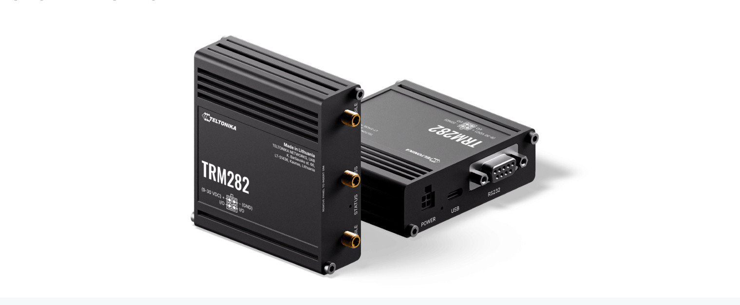 Modem TRM282 4G LTE Cat 4 USB RS232 GNSS bez zasil