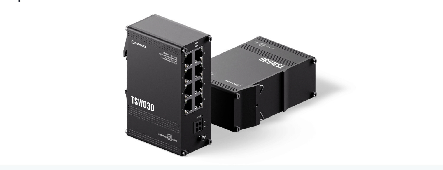 Switch TSW030 8x100 Mbps bez zasilacza