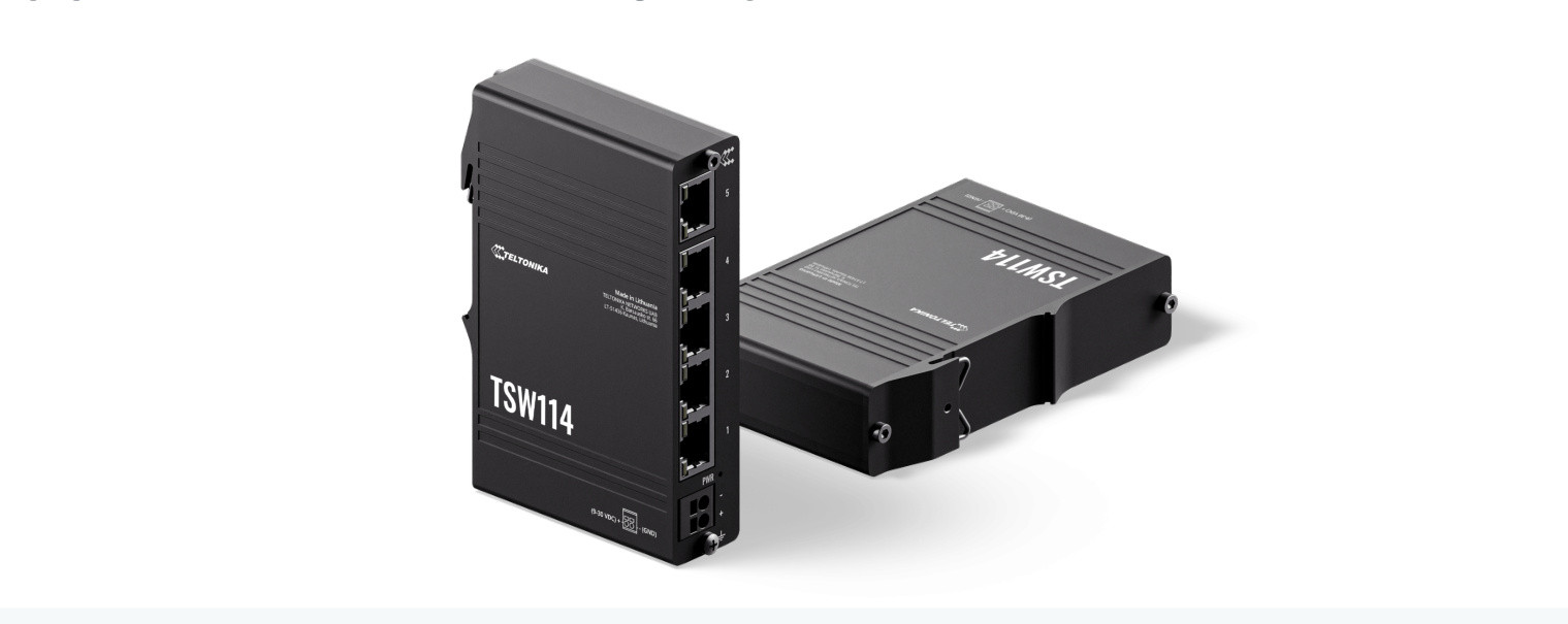 Switch TSW114 5x1000 Mbps bez zasilacza