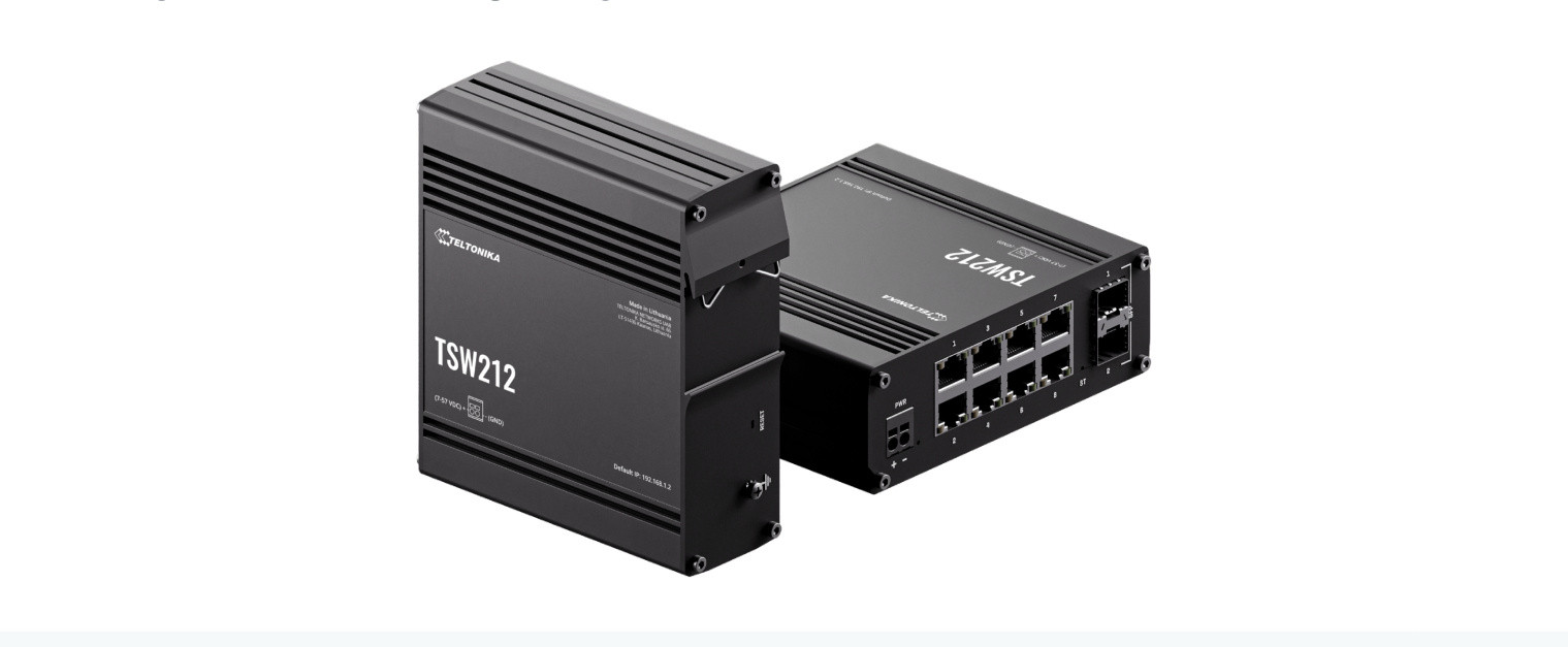 Switch TSW212 8x1Gb 2xSFP zarządzalny bez zasilacz