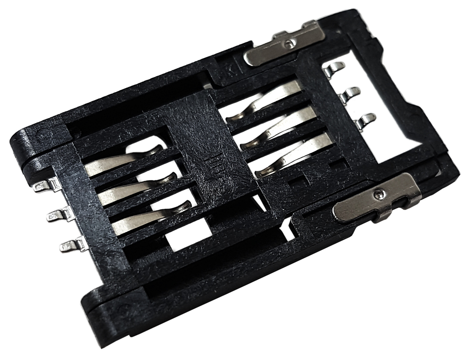 Złącze czytnik SIM 6-pin SMD wsuwane