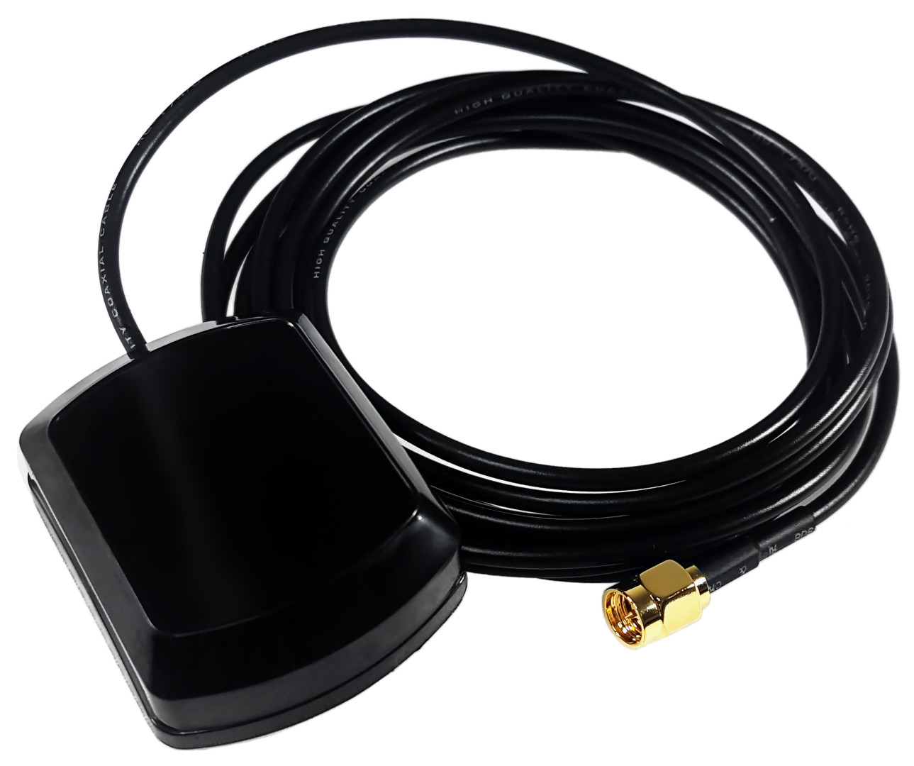 Antena GPS 3dBi magnet/przyklejana SMA(m) 3m TUV