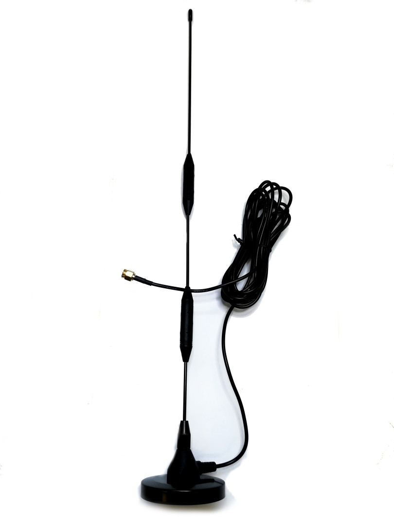 Antena LTE magnetyczna 9dBi RG174 1.5m SMA R/A