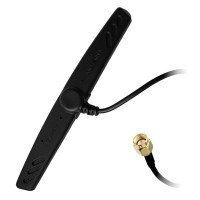 Antena WiFi 3dBi przyklejana z kablem 3m SMA(m)