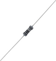 Rezystor weglowy THT 3.6kOhm 0.25W ±5% 5x6,8mm axi