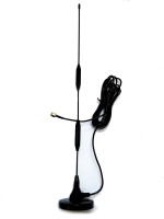 Antena LTE magnetyczna 9dBi RG174 1.5m SMA R/A
